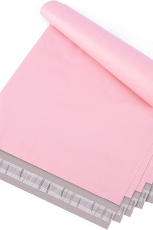 Metronic Poly Mailers 10X13 100 Pack, Strong Adhesive Shipping Envelopes for Clothing, Medium Shipping Bags for Small Businesses, Waterproof Mailers Poly Bags, Packages Bags Light Pink